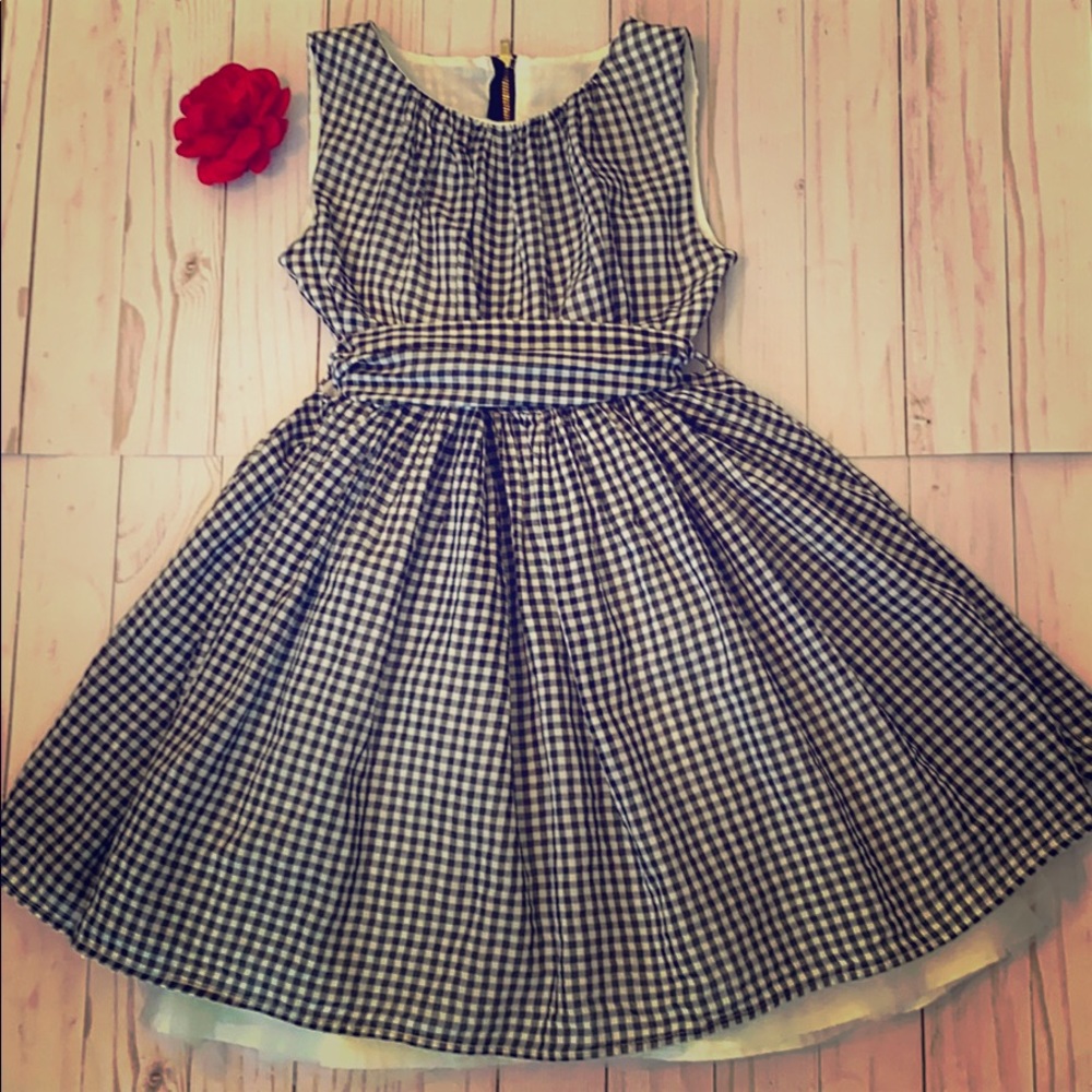 5T Girls Gingham Dress